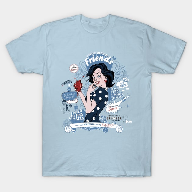 BETTY CLICHE T-Shirt by 3Zen Media